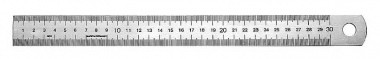Ruler 1000x30x1,0mm stainless type 498