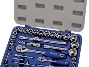 Sockets 4-32mm and bits set 1/4" and 1/2" 58 pcs Irimo