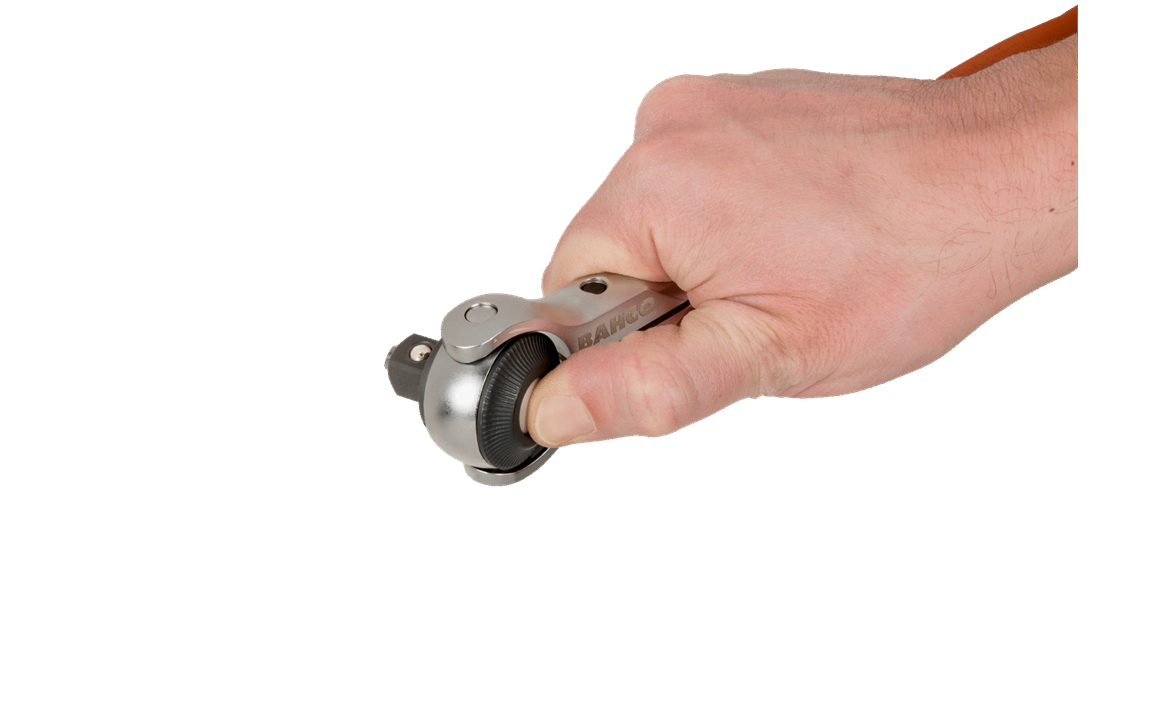 Swivel head ratchet 1/4" 149mm - Image 2