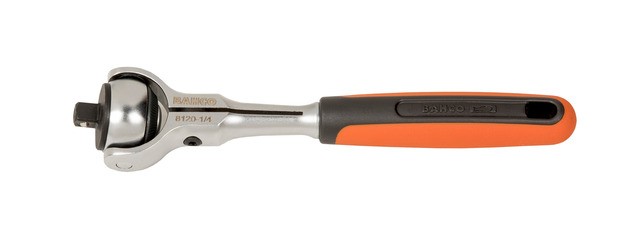 Swivel head ratchet 1/4" 149mm - Image 3
