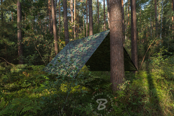 Tarpaulin CAMOforest 5 x 8m 90g/m² - Image 4