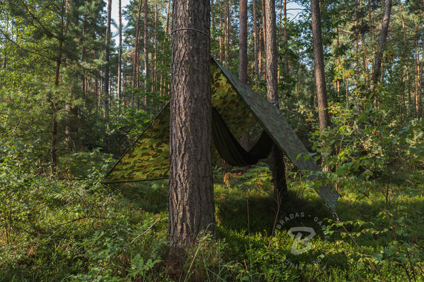 Tarpaulin CAMOforest 5 x 8m 90g/m² - Image 5