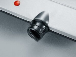 Severin DK 1014 hob Stainless steel Countertop 45.5 cm Sealed plate 2 zone(s)