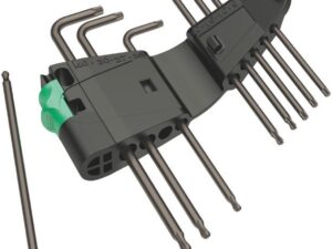Wera 967/9 TORX L-key set 9pcs TX 8-40, Blacklaser